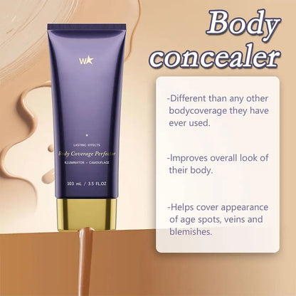 Body Tattoo Concealer Curing Cream  Tattoo Dark Spot High Coverage Waterproof Sweat Proof Natural Traceless Coverage